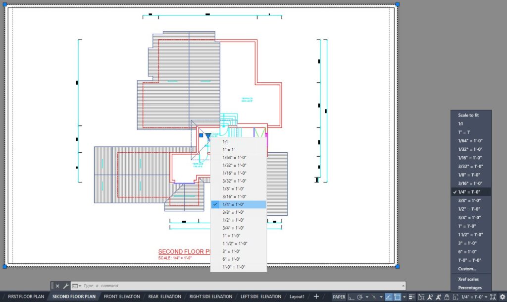 Layout e viewport no AutoCAD para configuração de impressão